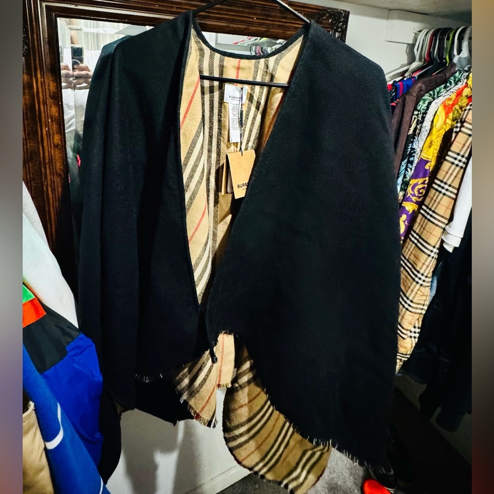 Burberry Poncho - Wool Cashmere Coat- NWT
